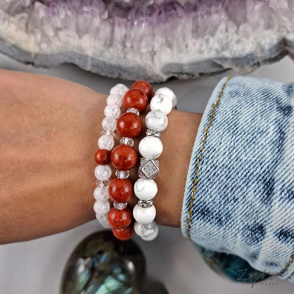 Energetizáló, kitartást adó ásvány karkötő szett