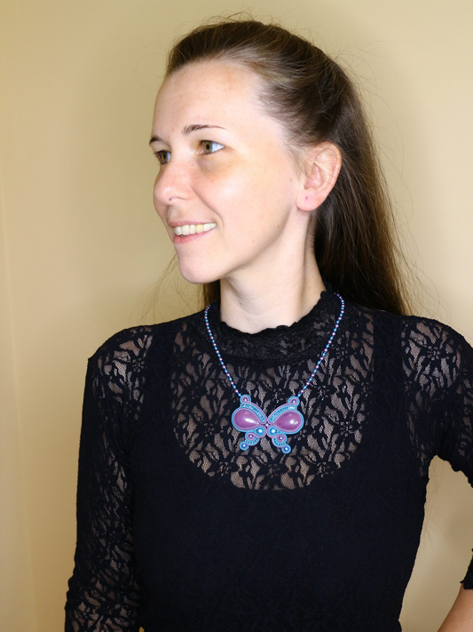 Türkiz - lila Pillangó
