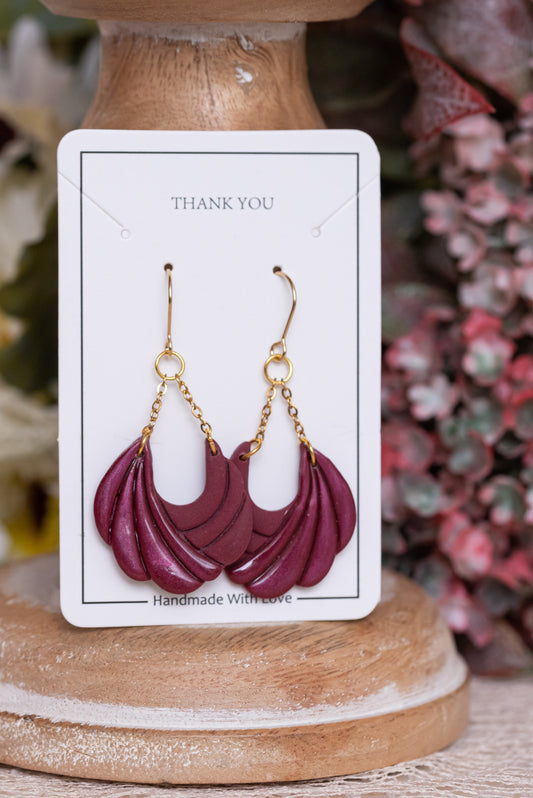 Aurora fülbevaló több színben