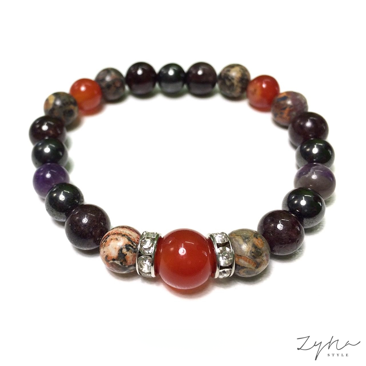 Kos horoszkóp ásvány karkötő