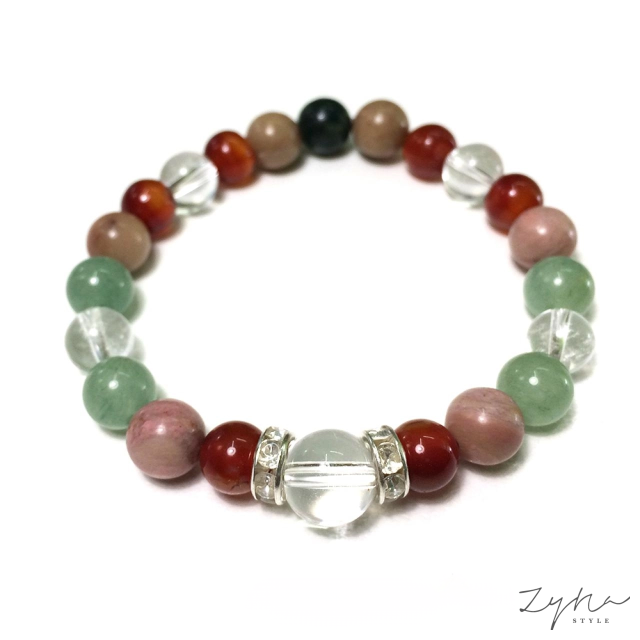 Rák horoszkóp ásvány karkötő