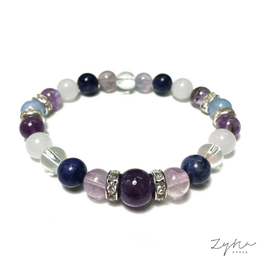 Halak horoszkóp női ásvány karkötő