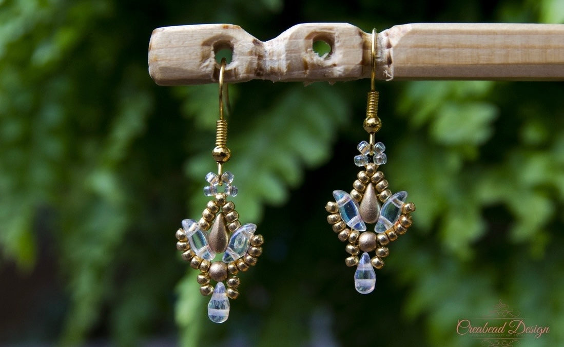 Tulipán fülbevaló több színben