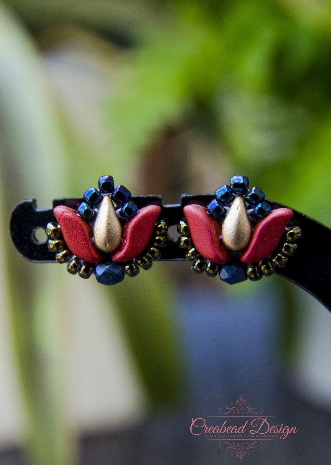 Kicsi bedugós matyó tulipán fülbevaló több színben