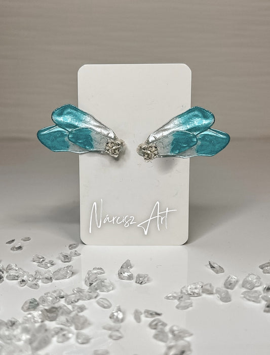 Kis Szirmok epoxi gyanta virágos fülbevaló, több színben