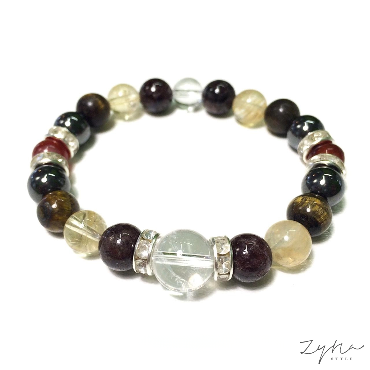 Oroszlán horoszkóp ásvány karkötő