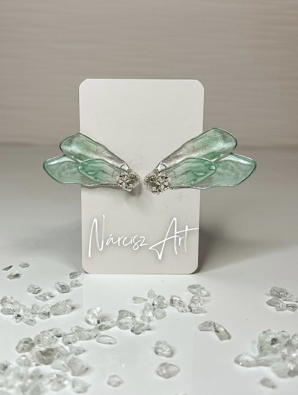 Kis Szirmok epoxi gyanta virágos fülbevaló, több színben