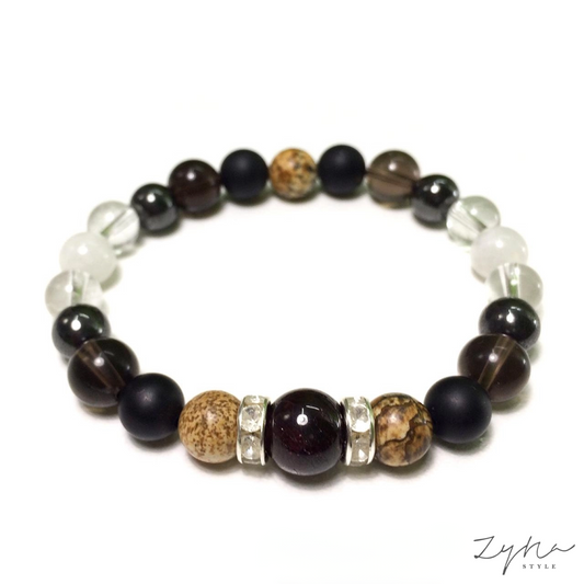 Bak horoszkóp ásvány karkötő