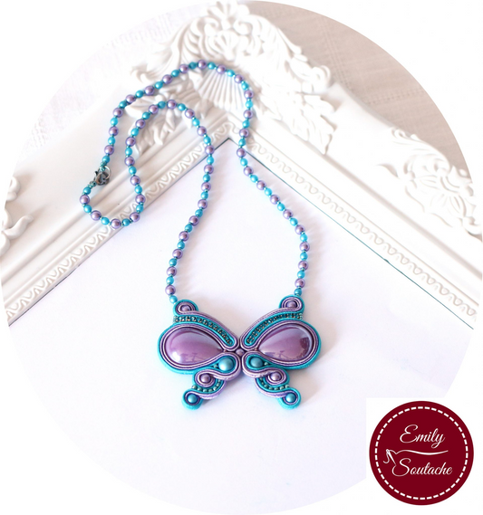 Türkiz - lila Pillangó