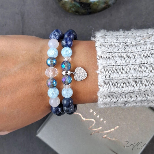 Ásvány karkötő szett - Önbizalom növelő, stresszoldó