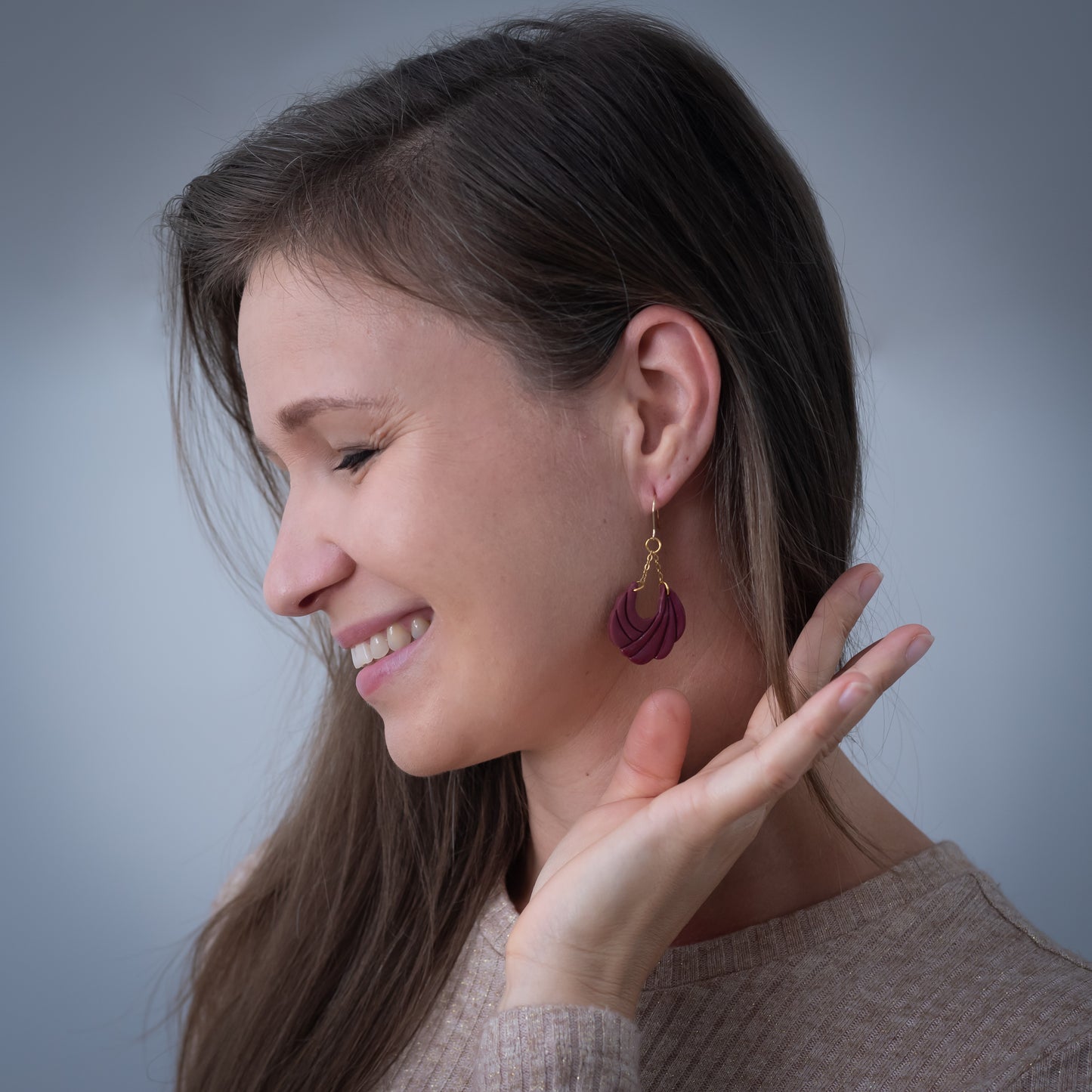 Aurora fülbevaló több színben