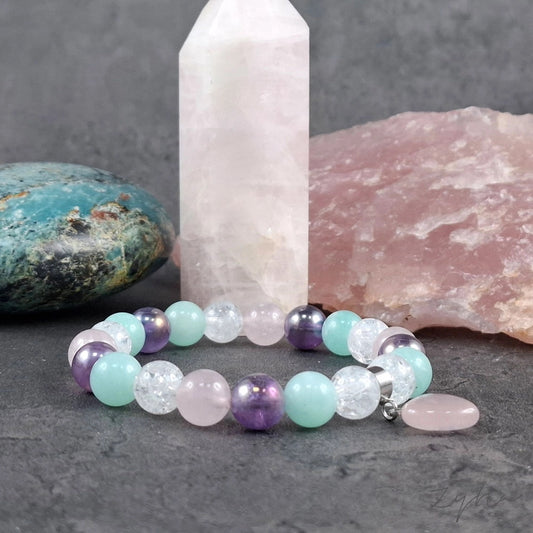 Boldogságfokozó, vitalizáló, ásvány karkötő