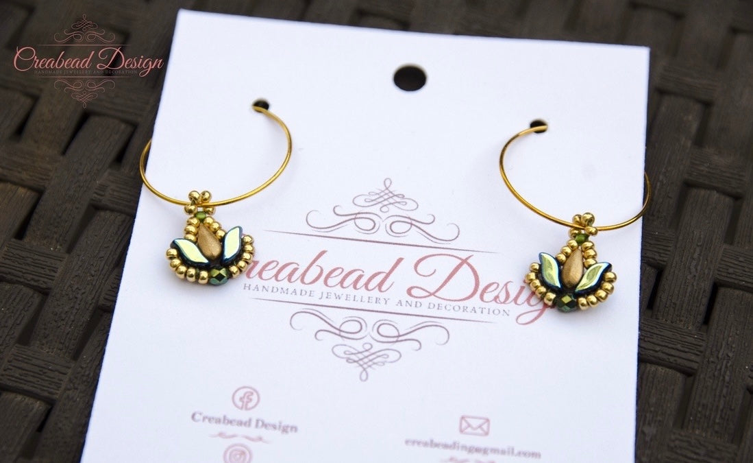 Matyóvirág karikán több színben