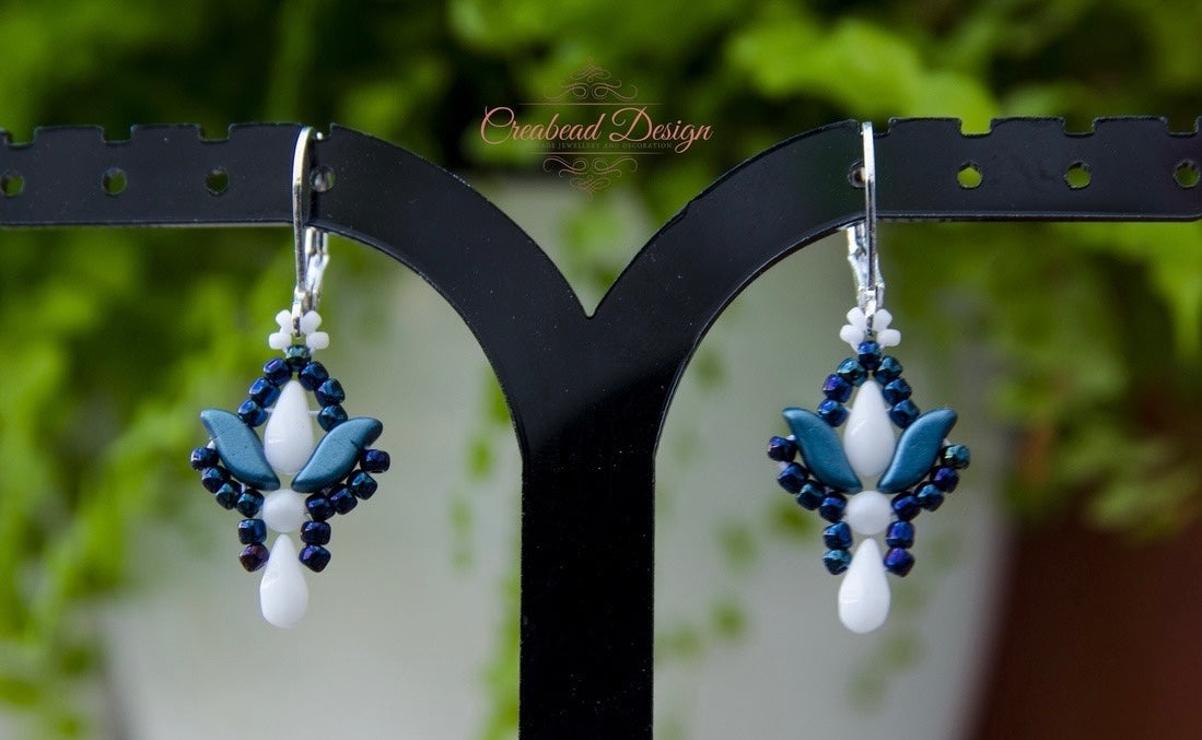 Tulipán fülbevaló több színben