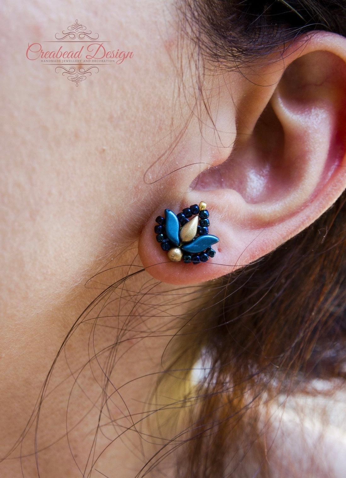 Kicsi bedugós matyó tulipán fülbevaló több színben