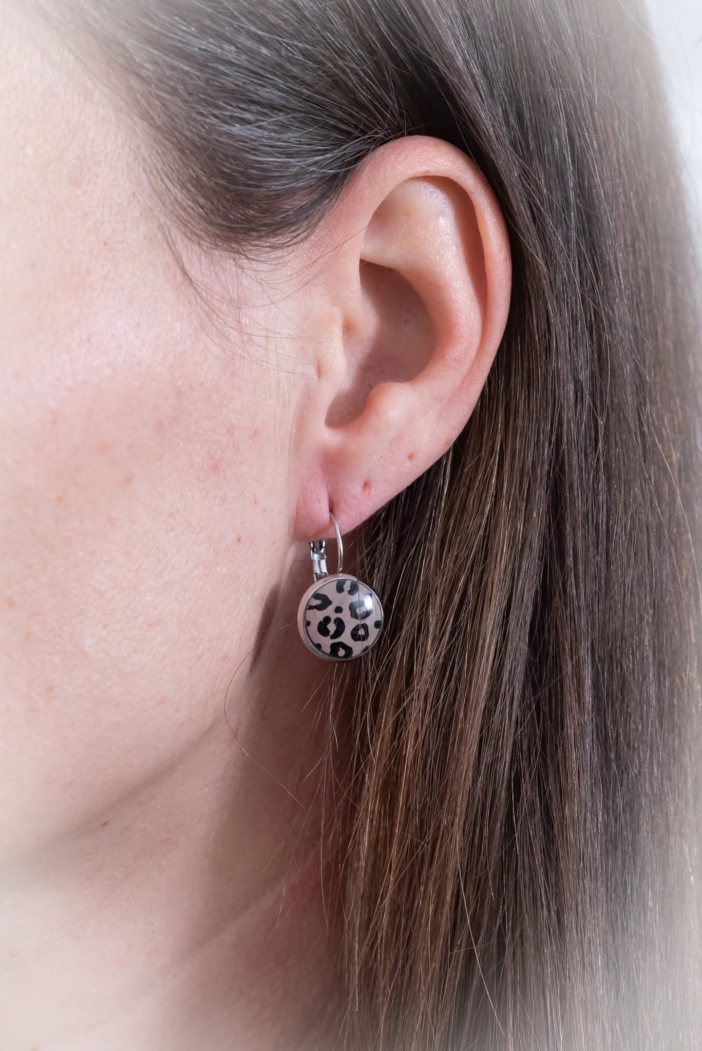 Cabochon stílusú fülbevalók